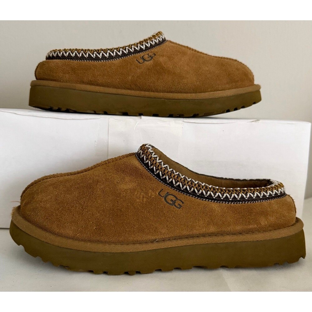 UGG Women's Tasman II Suede upper Slipper Chestnut Size 10